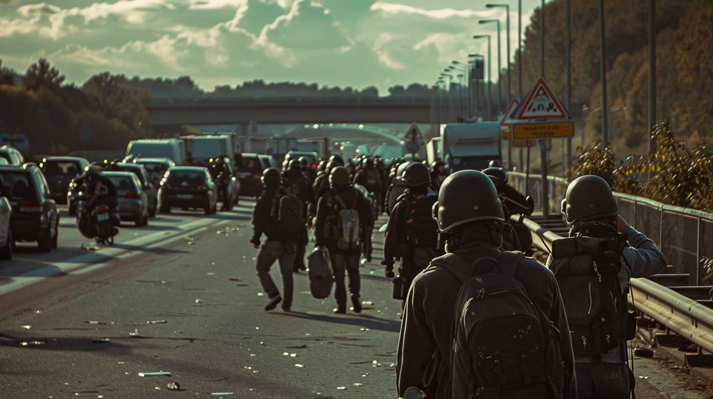 Affrontements entre supporteurs du PSG et de l’OL sur l’autoroute A1 avant la finale de la Coupe de France à Lille : nombreux blessés et autoroute coupée