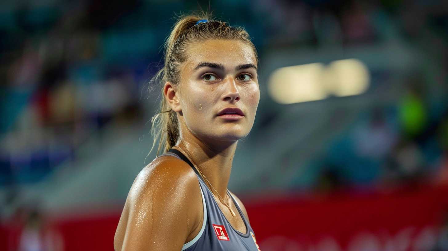 Aryna Sabalenka brave l'adversité et maintient sa participation à Miami après le décès tragique de son compagnon