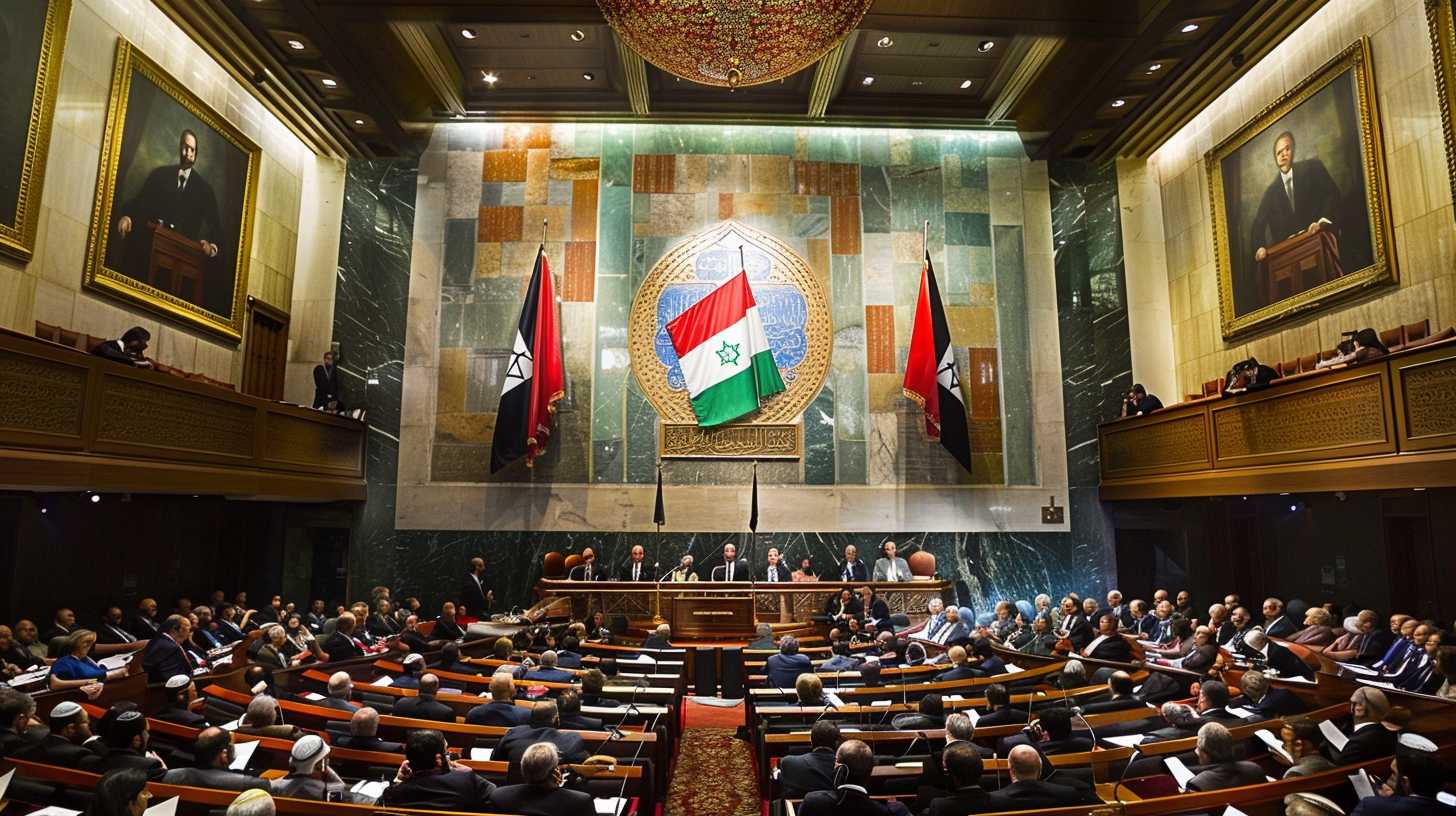 Un drapeau palestinien agité à l'Assemblée nationale : l'incident qui a suspendu la séance