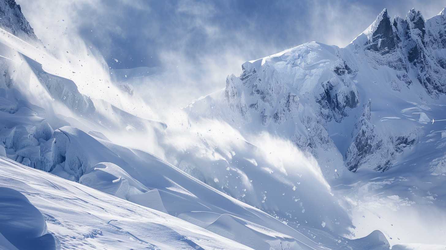 Alerte orange : risque d'avalanches et tempêtes en France avec des températures glaciales attendues