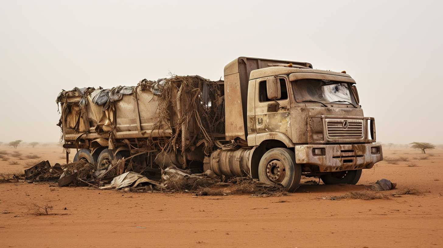 La crise humanitaire qui met en péril la vie de millions de personnes : un millier de camions immobilisés à la frontière entre le Bénin et le Niger