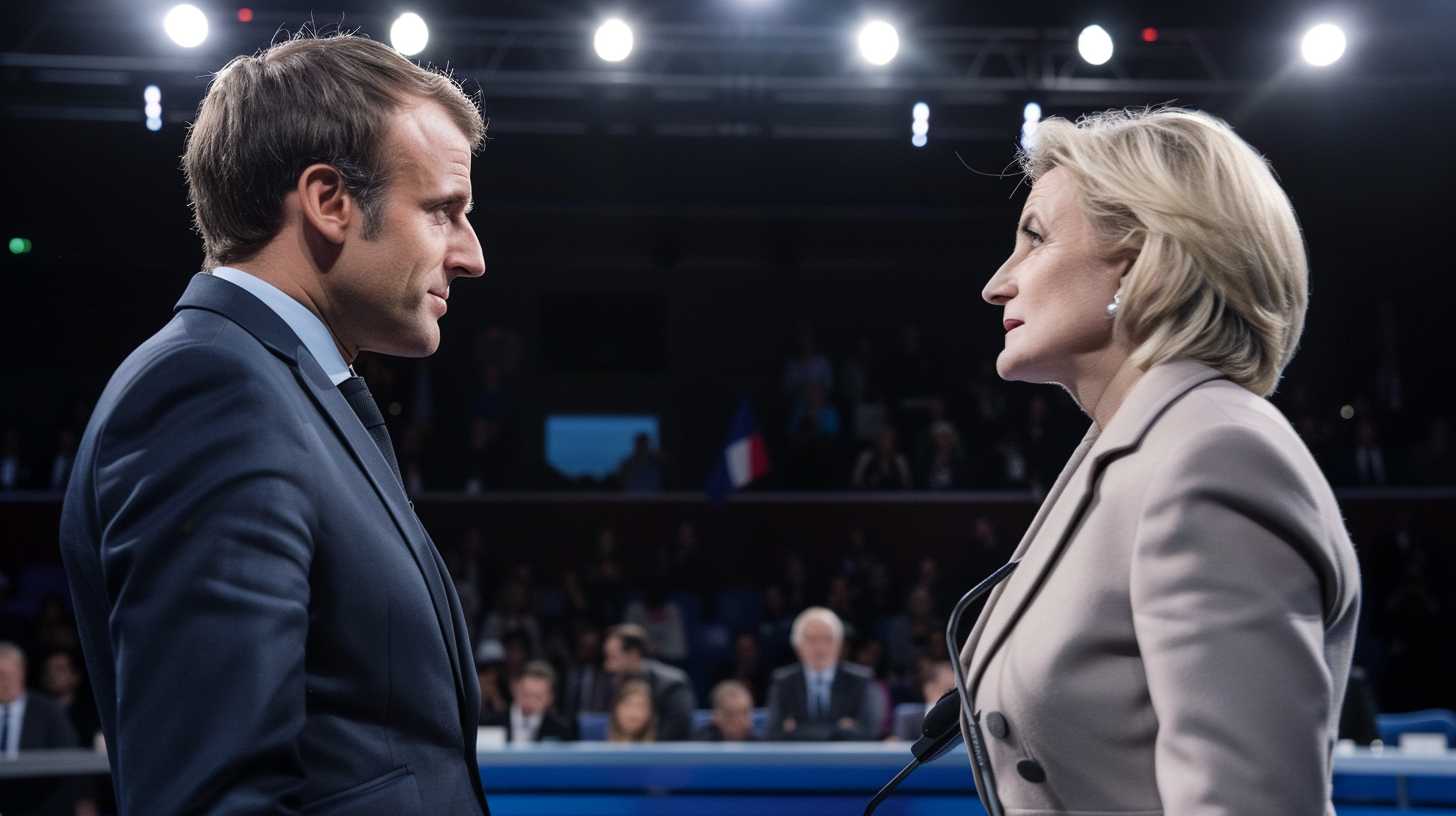 Emmanuel Macron prêt à débattre avec Marine Le Pen avant les élections européennes : une confrontation polémique en vue