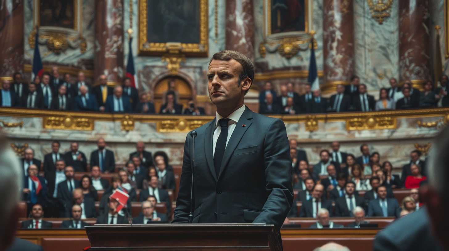 Emmanuel Macron prend un coup de poker après le coup de tonnerre aux élections européennes