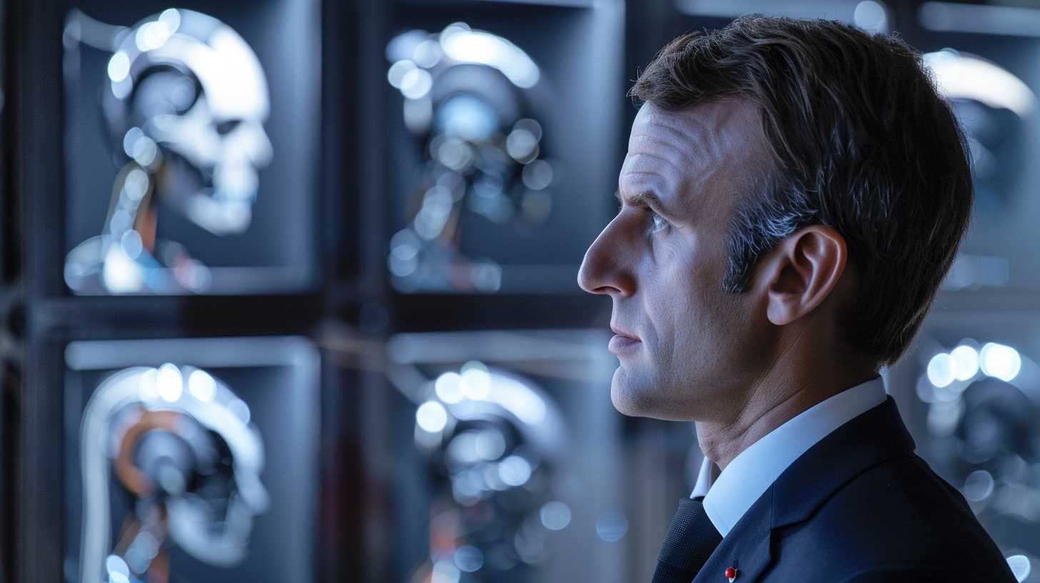 Emmanuel Macron pousse la France vers l'avant dans le secteur de l'intelligence artificielle