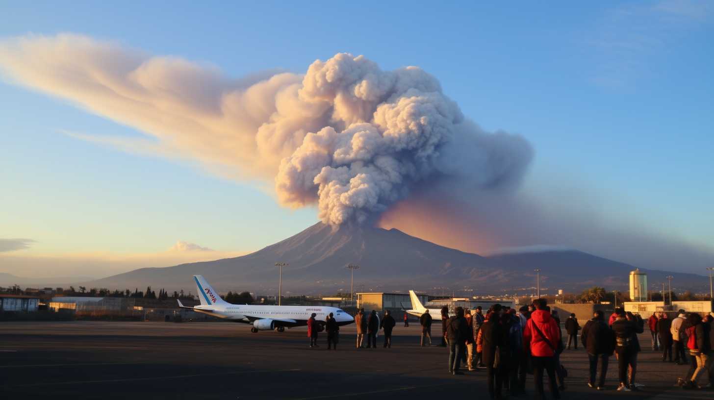 L'éruption de l'Etna force la fermeture de l'aéroport de Catane : les voyageurs piégés par les cendres volcaniques