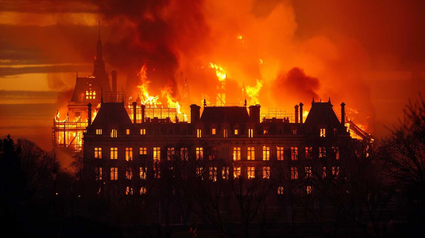 Incendie maîtrisé au Château de Versailles : réouverture après évacuation