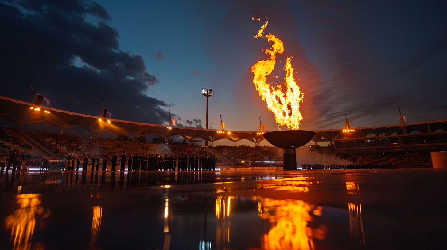 La flamme olympique traverse la Méditerranée à bord du voilier historique « Belem »