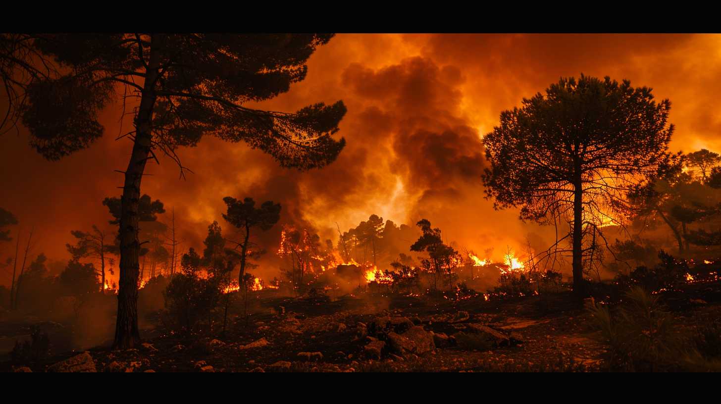 Grèce: Les feux de forêt en hausse, le pays en alerte maximale