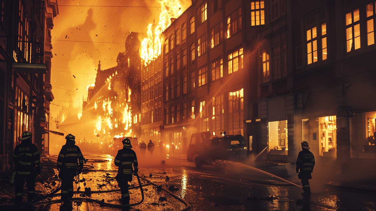 Incendie dramatique à la Bourse de Copenhague: la flèche emblématique s'effondre