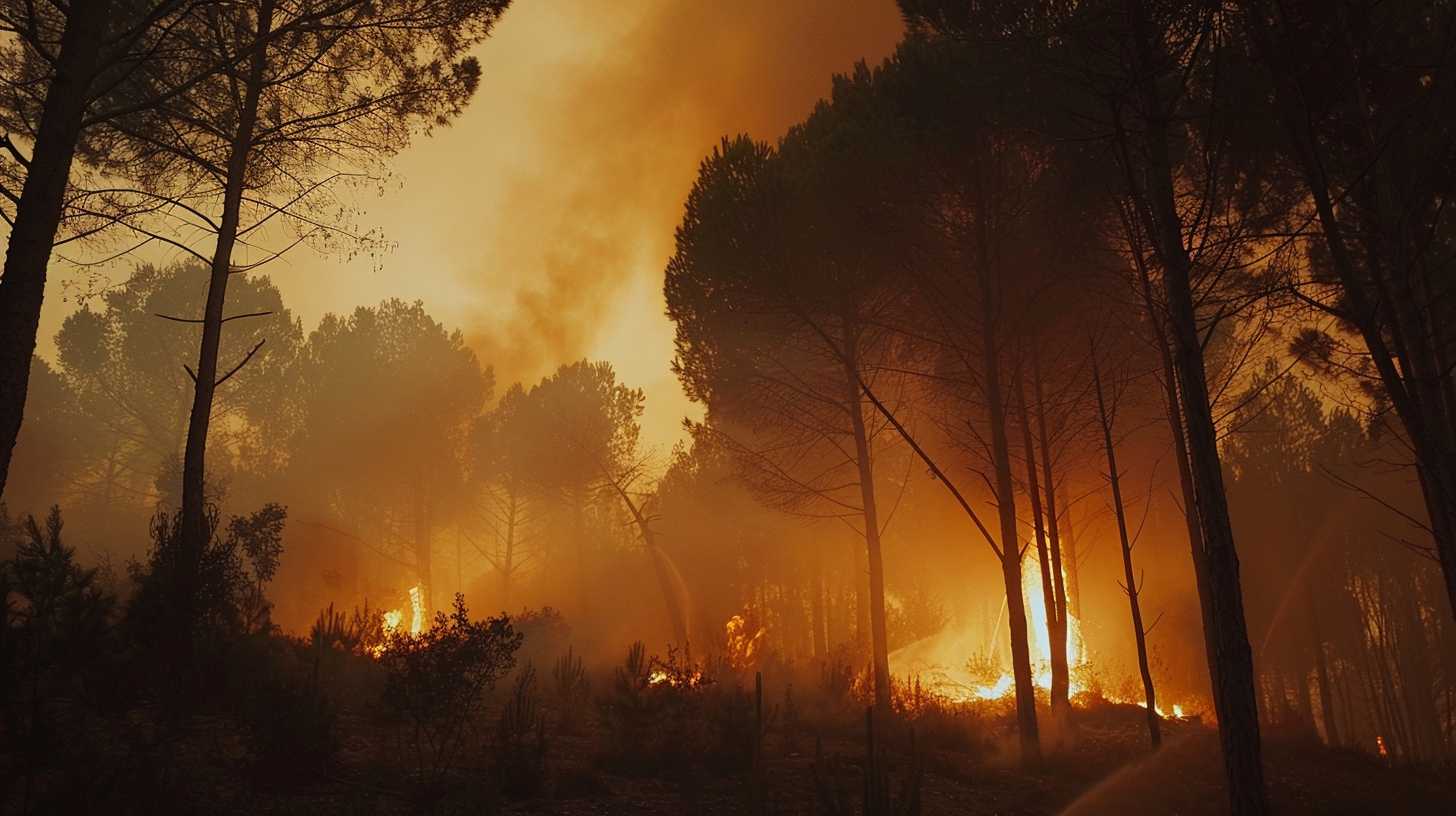 Incendie maîtrisé dans le Var : les pompiers en action