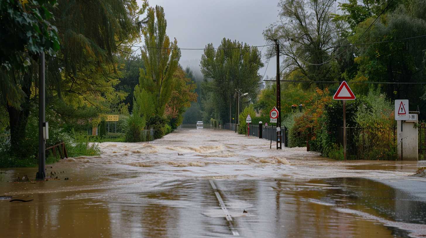 Attention aux inondations : vigilance orange dans trois départements