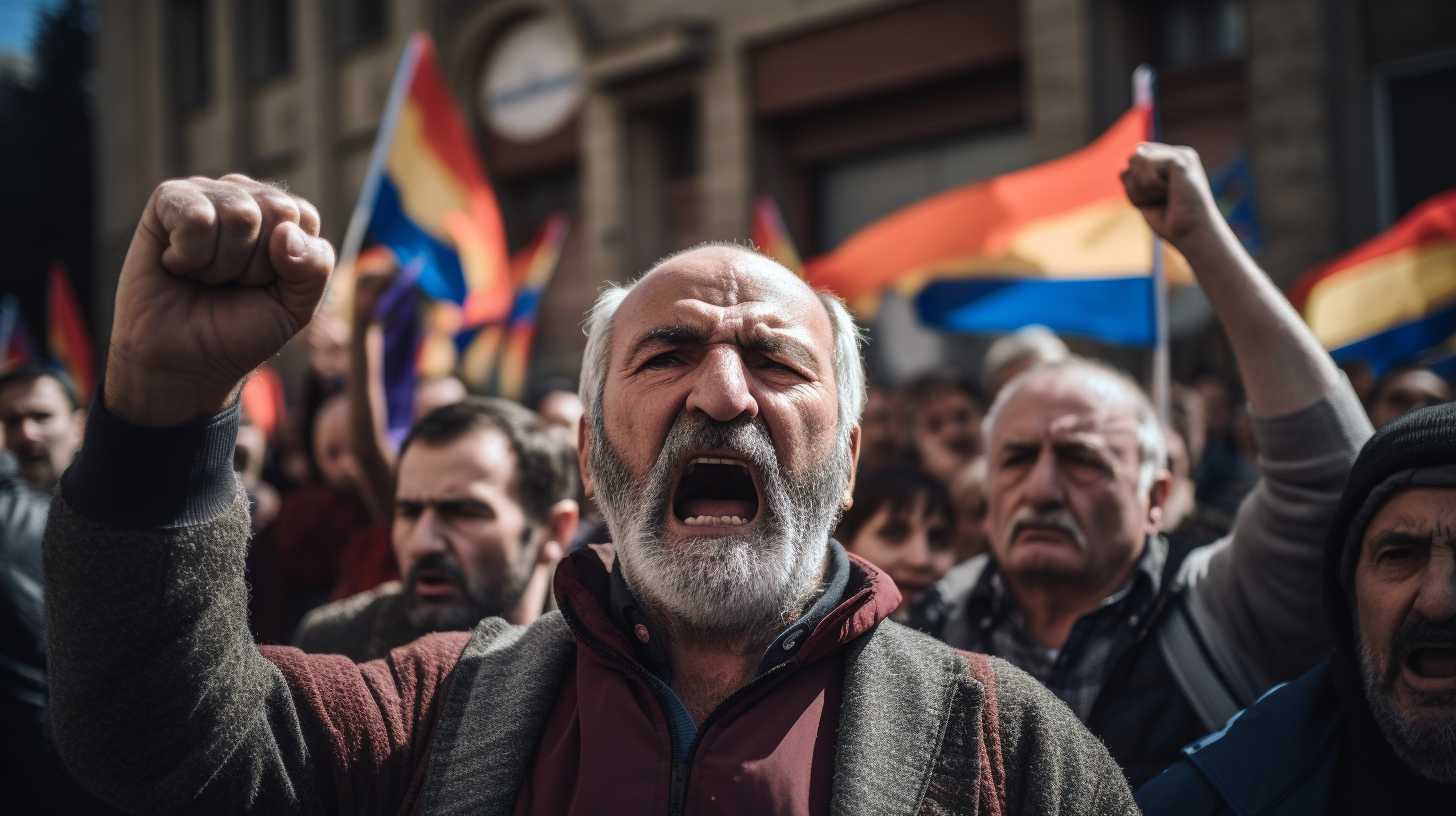 Manifestants arméniens exigent la démission du Premier ministre suite à la crise du Haut-Karabakh