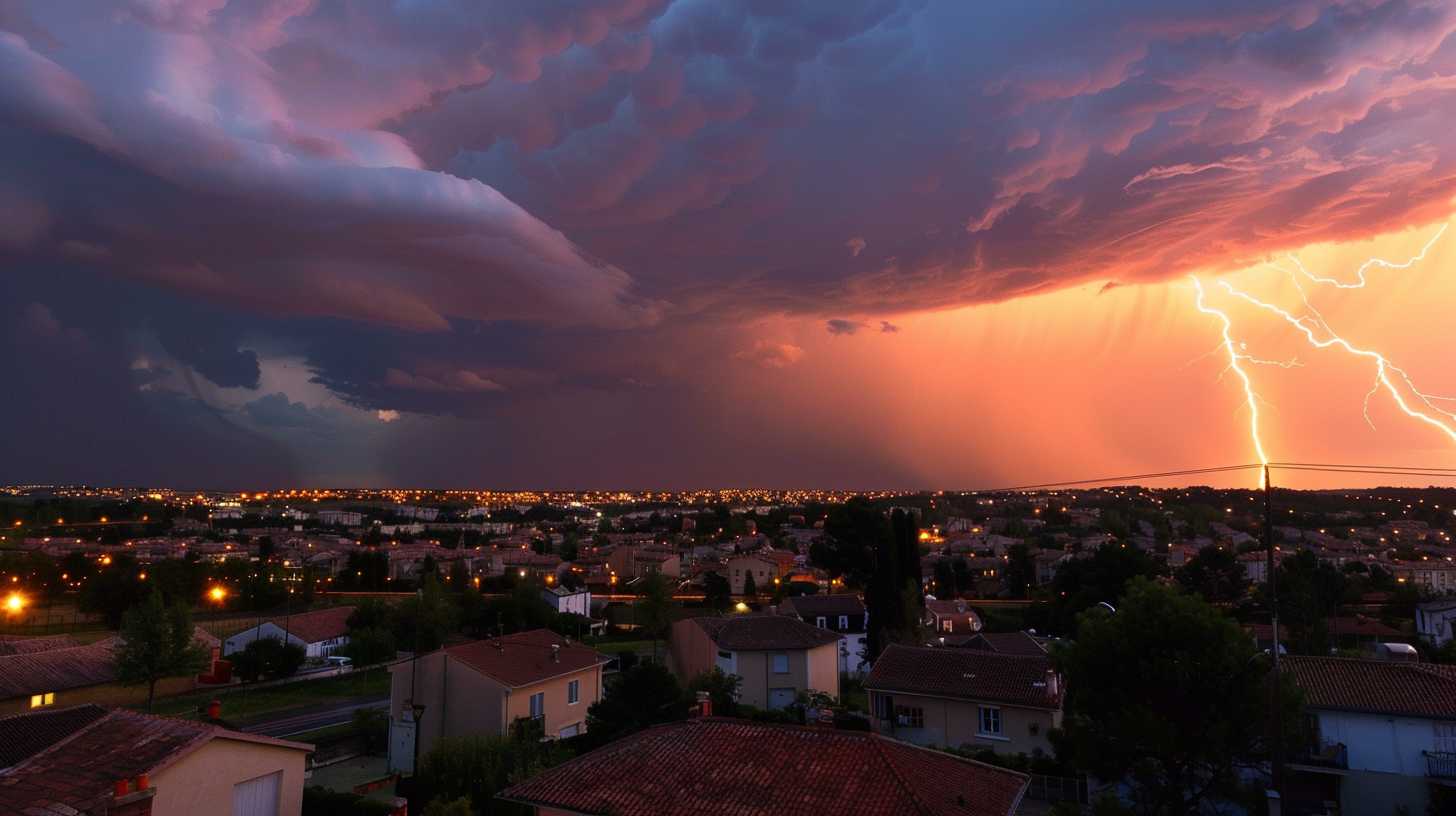 Alerte orange aux orages : douze départements sous haute surveillance