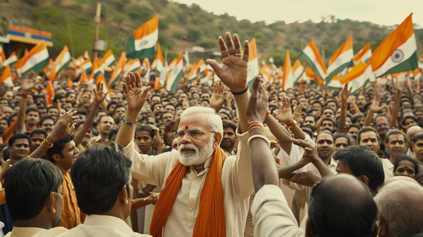 Narendra Modi en passe de remporter un troisième mandat en Inde : les dessous des élections record