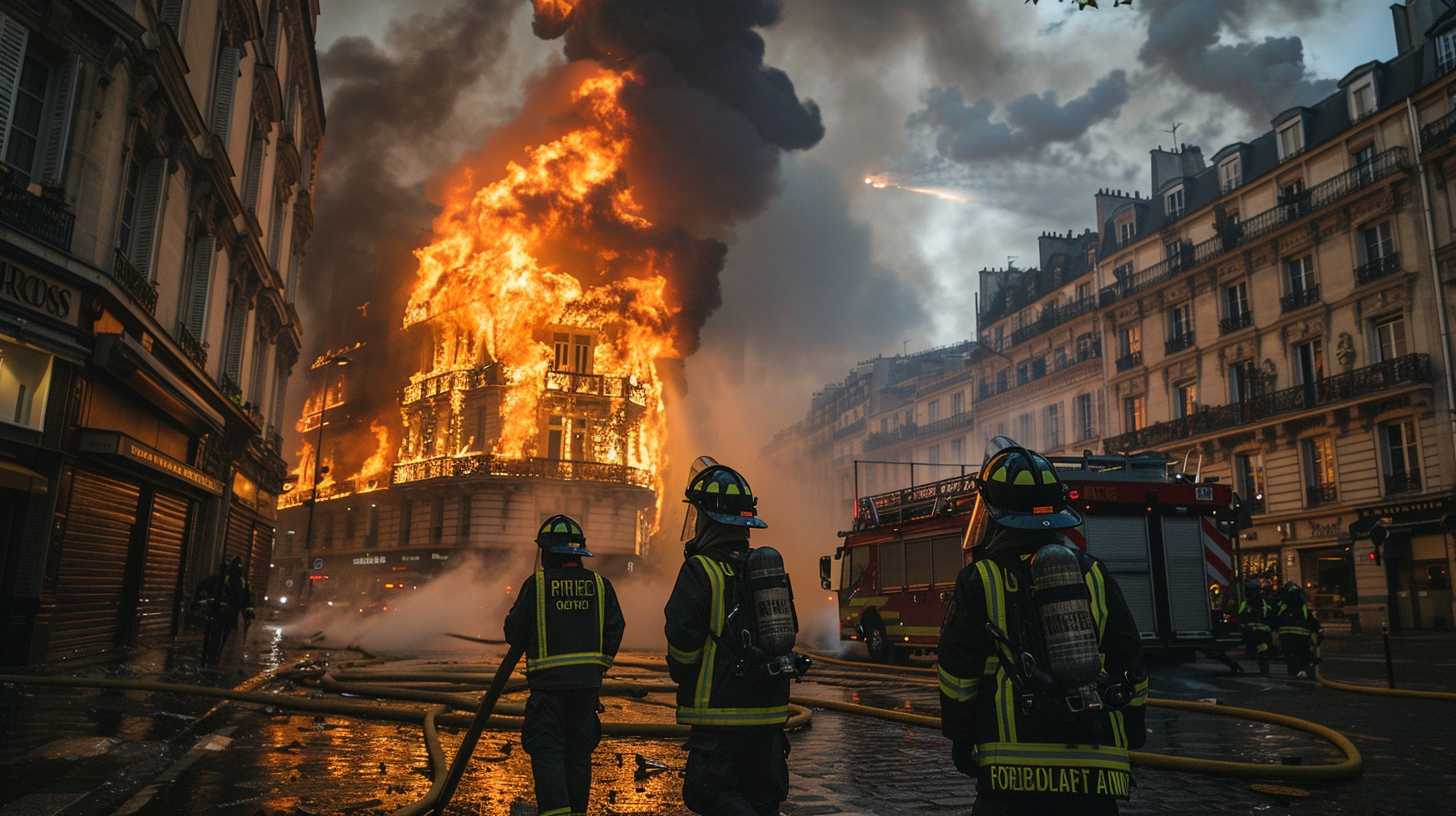 Les pompiers en colère à Paris : une mobilisation pour une prime JO équitable