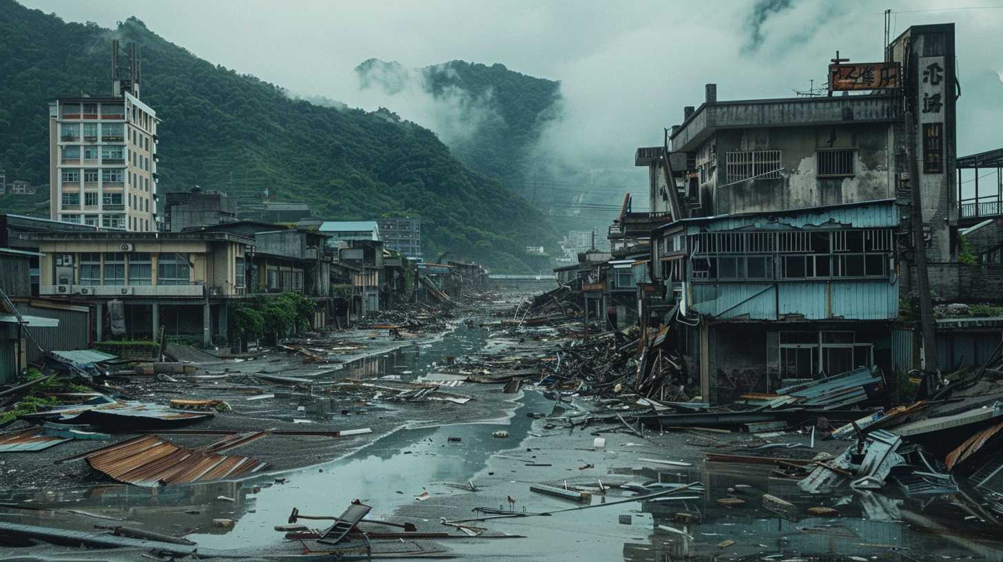 Alerte tsunamis à Taïwan : deux immeubles effondrés à Hualien suite à un séisme sous-marin de magnitude supérieure à 7