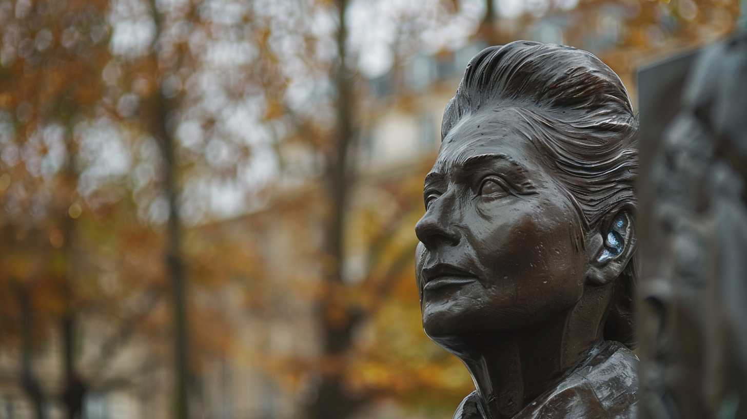 Nouvel acte de vandalisme sur la statue de Simone Veil : une attaque contre la mémoire d'une icône féministe