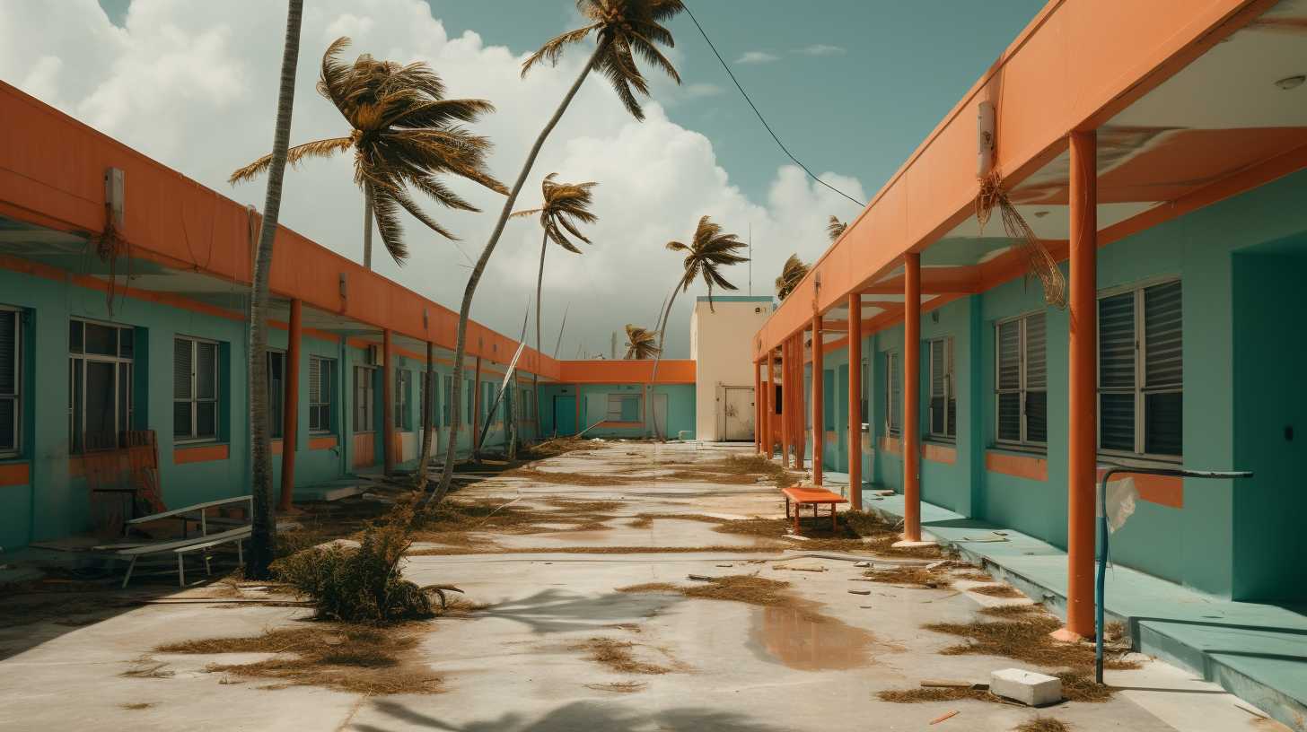 Tempête Tammy : Fermeture des écoles et ruée dans les supermarchés dans les Antilles françaises