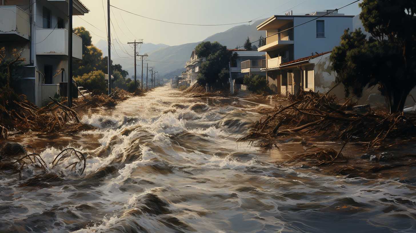 Nouvelle tempête frappe le centre de la Grèce, mettant en danger la population de Volos et d'Eubée