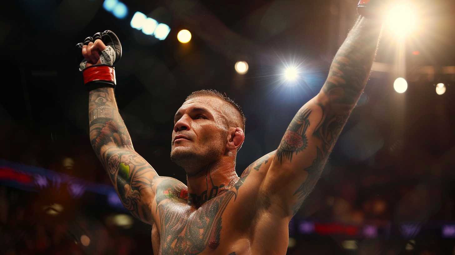 Benoît Saint Denis mis K-O par Dustin Poirier : retour difficile pour le Français lors de l'UFC 299