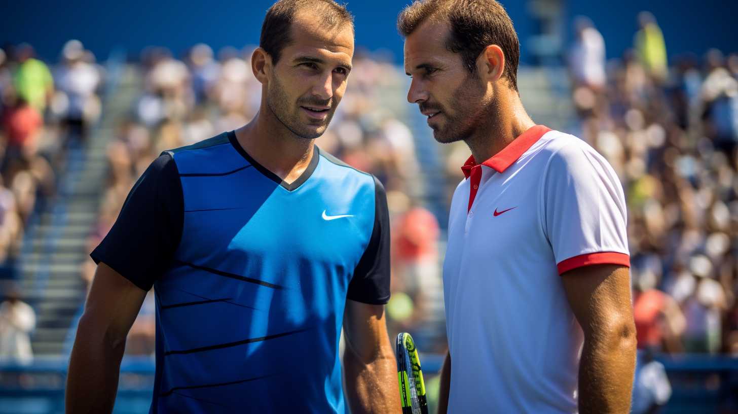 Titre : Les joueurs français brillent lors de la première journée de l'US Open