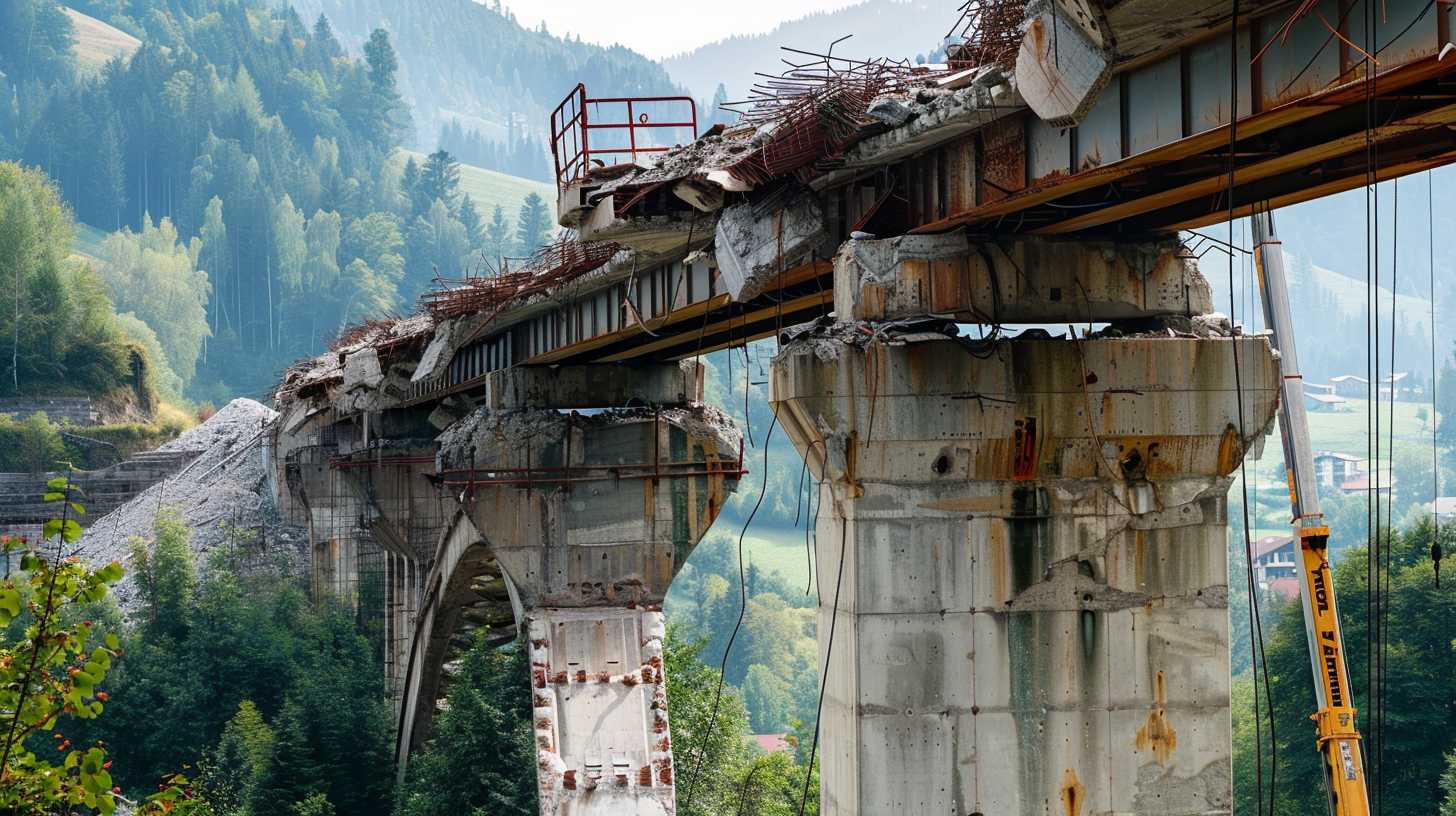 Un viaduc s'effondre à Toulouse : un mort et trois blessés sur le chantier du métro aérien